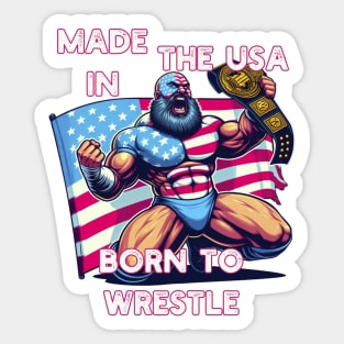 USA Wrestling Sticker